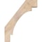 Ekena Millwork 5 1/2"W x 22"D x 28"H Merced Smooth Knee Brace, Douglas Fir BRC06X22X28MRC00SDF - alternate 2
